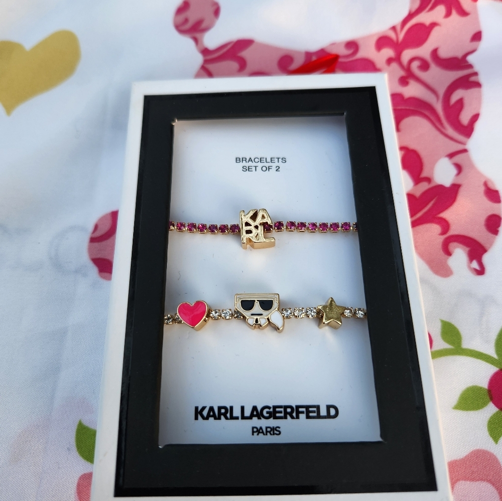 Karl Lagerfeld  Set Of Two Bracelets     NWT 🔥 - Picture 5 of 6